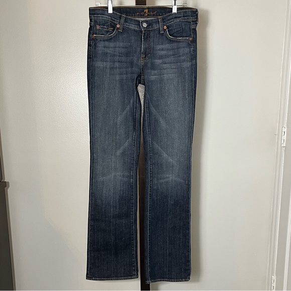 🛍 7 for all mankind LIKE NEW Long legs boot cut jeans - Picture 2 of 7